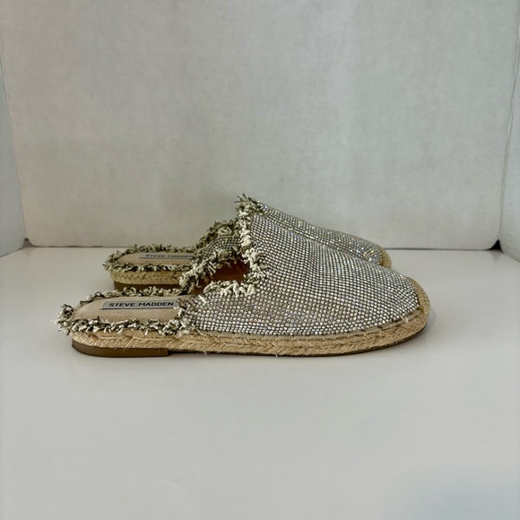 Steve Madden rhinestone espadrilles mules - Picture 5 of 7
